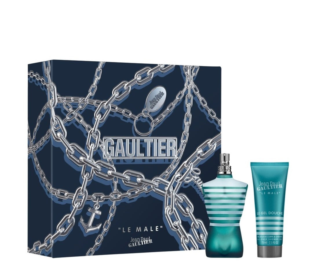 SET JEAN PAUL GAULTIER LE MALE 125 ML + GEL